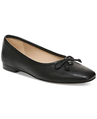 Sam Edelman Women's Meadow Square-Toe Bow Ballet Flats