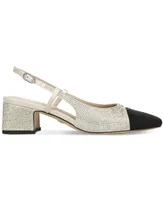 Sam Edelman Women's Tarra Glitz Slip-On Slingback Pumps