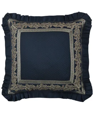 J Queen New York Monte Carlo Square Embellished Decorative Throw Pillow, 20"