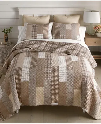 Donna Sharp Highland Plaid Reversible 3-Piece Quilt Set, Queen