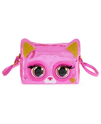 Purse Pets, Metallic Mood Flashy Frenchie, Interactive Pet Toy and Crossbody Shoulder Bag - Multi