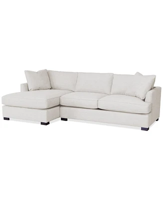 Nightford 111" 2-Pc. Fabric Chaise Sectional, Created for Macy's