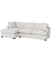 Nightford 111" 2-Pc. Fabric Chaise Sectional, Created for Macy's