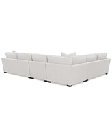 Nightford 143" 4-Pc. Fabric L Sectional, Created for Macy's