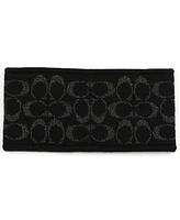 Coach Women's Metallic Signature Logo Headband