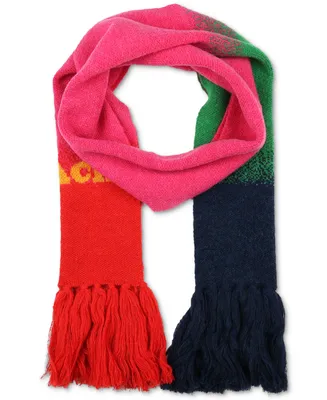 Coach Women's Colorblocked Ombre Knit Scarf