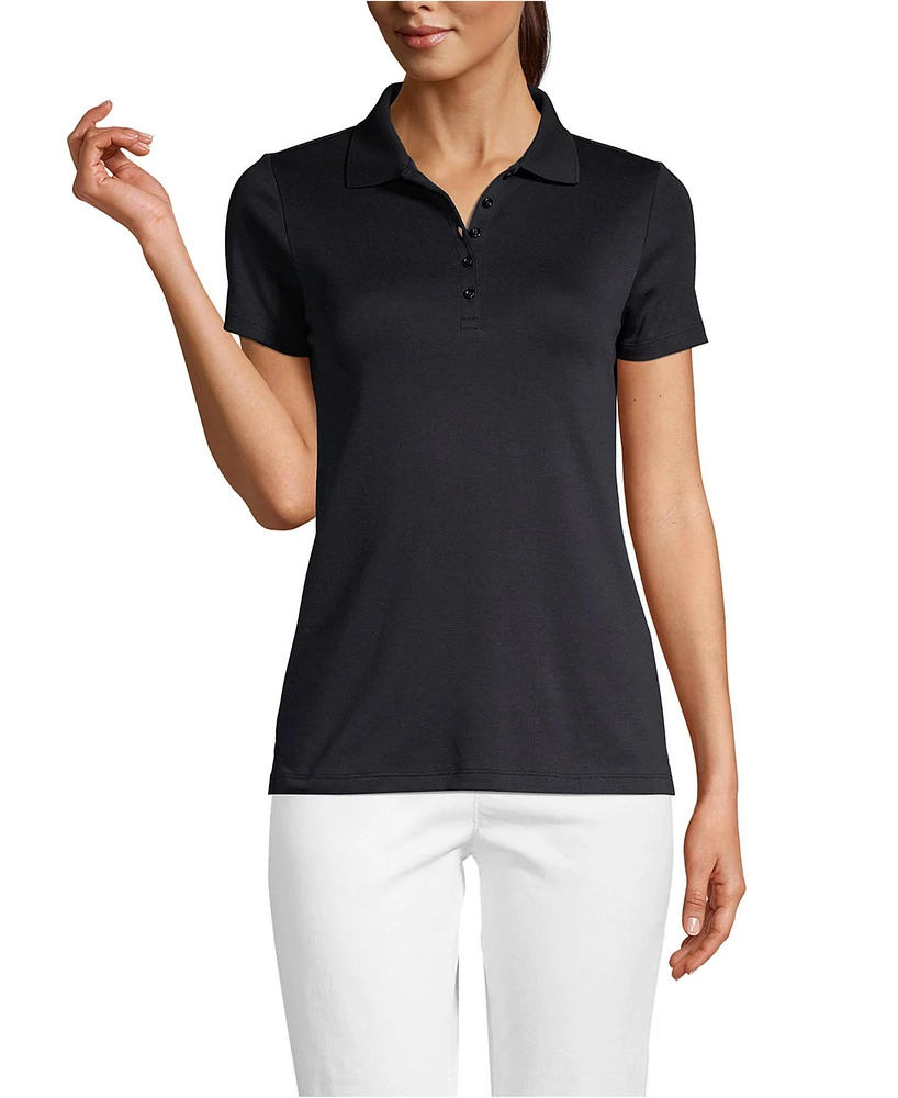 Lands' End Women's Supima Cotton Polo Shirt