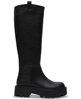 Madden Girl Crow Wide-Calf Lug-Sole Knee High Boots