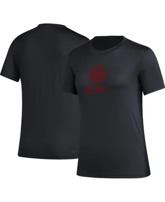 Women's adidas Black Atlanta United Fc Aeroready Club Icon T-shirt