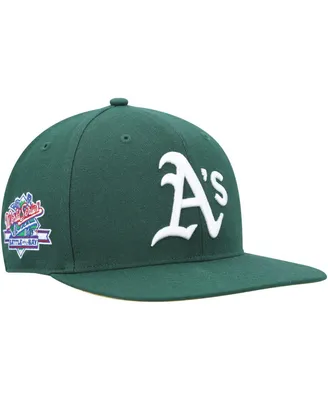 Men's '47 Brand Green Oakland Athletics 1989 World Series Sure Shot Captain Snapback Hat