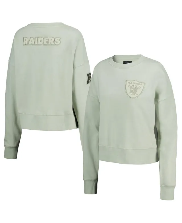 Women's Pro Standard Green Dallas Cowboys Neutral Pullover Sweatshirt