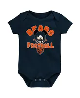 Newborn and Infant Boys and Girls Navy Chicago Bears Disney Lil Champ Bodysuit