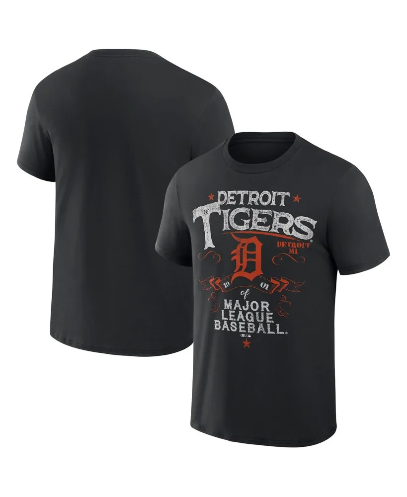 Men's Darius Rucker Collection by Fanatics Black Detroit Tigers Beach Splatter T-shirt