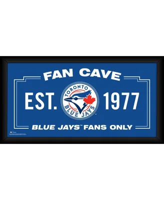 Toronto Blue Jays Framed 10" x 20" Fan Cave Collage