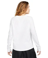 Nike Women's Sportswear Essentials Long-Sleeve Logo T-Shirt