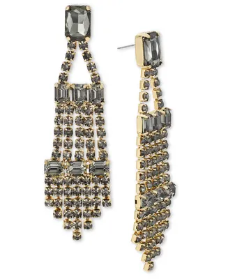 I.n.c. International Concepts Gold-Tone Crystal Chandelier Earrings, Created for Macy's