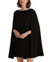 Lauren Ralph Women's Georgette Cape Dress