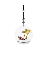 Michael Aram Island Santa Snow Globe Ornament