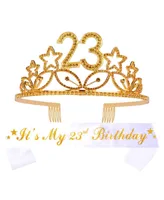 23rd Birthday Sash and Tiara Set for Women