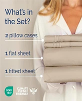 4 Piece Microfiber Sheet Set - California King