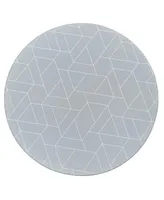 Ofie Round Mat, Triangle + Zen line, baby play mat