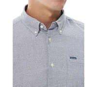 Barbour Men's Turner Tailored-Fit Micro-Houndstooth Button-Down Shirt