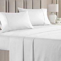 4 Piece Deep Pocket Rayon From Bamboo Cooling Sheet Set