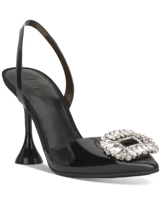 I.n.c. International Concepts Scienna Vinyl Slingback Pumps, Created for Macy's