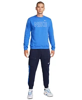 Nike Men's Sportswear Club Fleece Embroidered Logo Sweatshirt