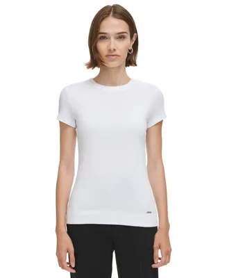 Calvin Klein Women's Short Sleeve Cotton T-Shirt