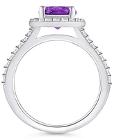 Macy's Amethyst (1-3/4 ct. t.w.) and Diamond (1/2 Ring 14K Gold