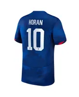 Big Boys and Girls Nike Lindsey Horan Royal Uswnt 2023 Away Replica Jersey