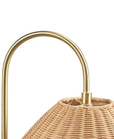 Ink+Ivy Laguna Rattan Weave Wall Sconce