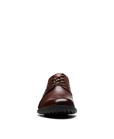 Clarks Men's Collection Whiddon Leather Plain Toe Lace Up Dress Oxfords