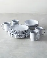 Fortessa Nosse Complements Stone 16 Pc. Dinnerware Set, Service for 4