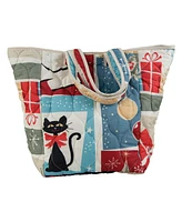 Donna Sharp Retro Christmas 3 Piece Reversible Quilt Set