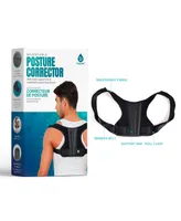 Pursonic Adjustable Posture Corrector With Back Support Bar & Breathable Upper Back Brace