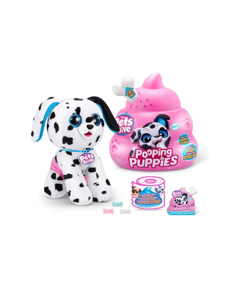 Zuru Pets Alive Pooping Puppies Series 1 Interactive Plush