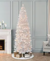 Puleo 7' Pre-Lit Carson Artificial Pine Tree