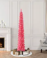 Puleo 6' Pre-Lit Alpine Artificial Pencil Tree