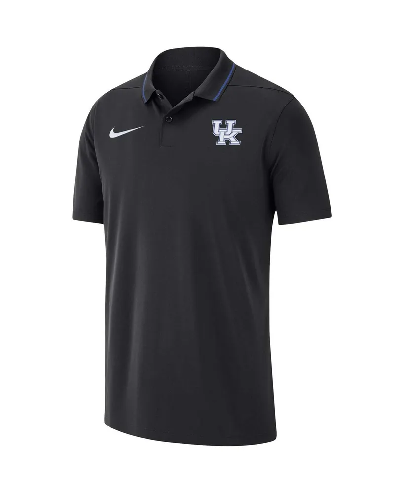 Men's Nike Black Kentucky Wildcats 2023 Coaches Performance Polo Shirt