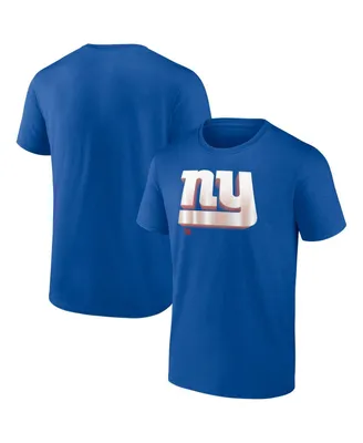 Men's Fanatics Royal New York Giants Chrome Dimension T-shirt