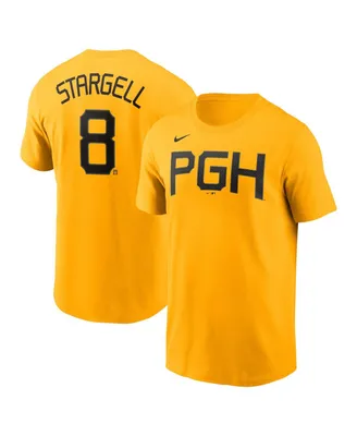 Youth Nike Willie Stargell Gold Pittsburgh Pirates 2023 City Connect Replica Player Jersey, XL