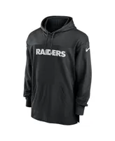 Men's Nike Black Las Vegas Raiders 2023 Sideline Performance Hooded Top