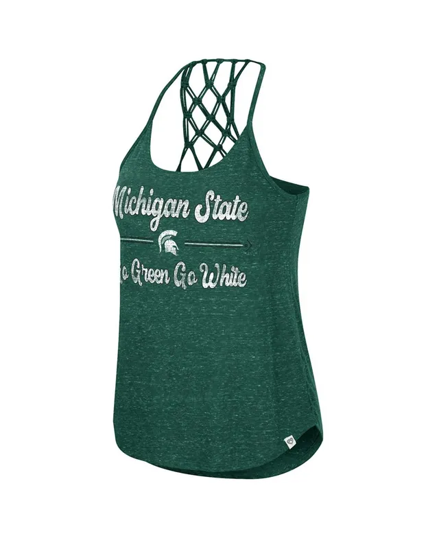 Women's Colosseum Red Wisconsin Badgers Glenda Macrame Racerback Scoop Neck Tank Top Size: Medium