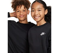 Nike Big Kids Sportswear Club Fleece Classic-Fit Sweatshirt