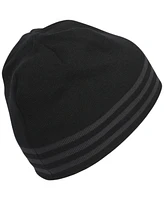 adidas Men's Eclipse Reversible 3 Three-Stripe Beanie