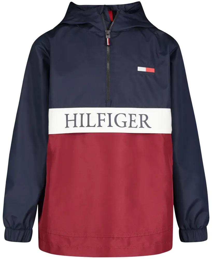 Tommy Hilfiger Little Boys Colorblock Popover Jacket