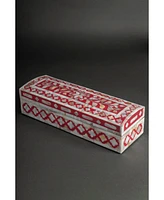 Gauri Kohli Jodhpur Mother of Pearl Decorative Jewelry Box, Small