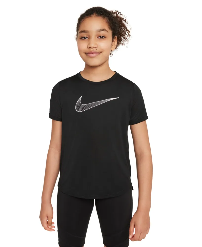 Nike Big Girl's Dri-Fit Short-Sleeve Training Top